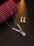 Zeraki Jewels Vela Silver Necklace Set