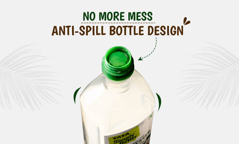 Tata Simply Better Virgin Coconut Oil 1L | 100% Pure | Unrefined & Cold-pressed | Hexane-Free