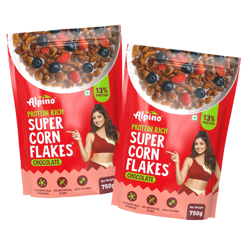 Alpino Protein Rich Super Corn Flakes Chocolate