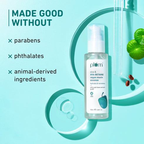 Plum Cica & Hya-Betaine Vegan Mucin Face Essence