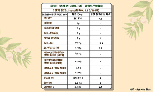 Tata Simply Better Sesame (Gingelly) Oil 1L | 100% Pure | Unrefined & Cold-pressed | Hexane-Free