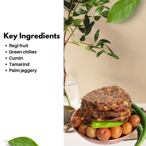 Prakruthi Regi Vadiyalu With Tamarind And Jaggery