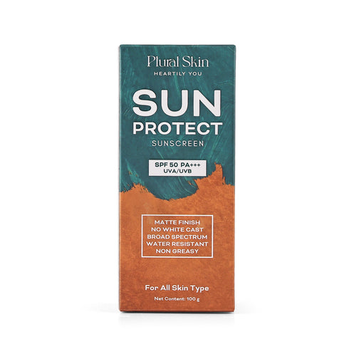 Plural Skin Sun Protect Sunscreen SPF 50 PA UVA UVB Matte Finish Waterproof Sunscreen