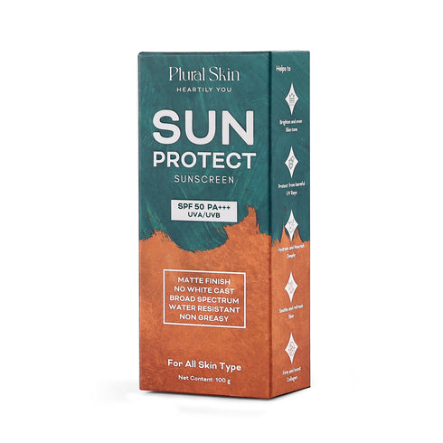 Plural Skin Sun Protect Sunscreen SPF 50 PA UVA UVB Matte Finish Waterproof Sunscreen