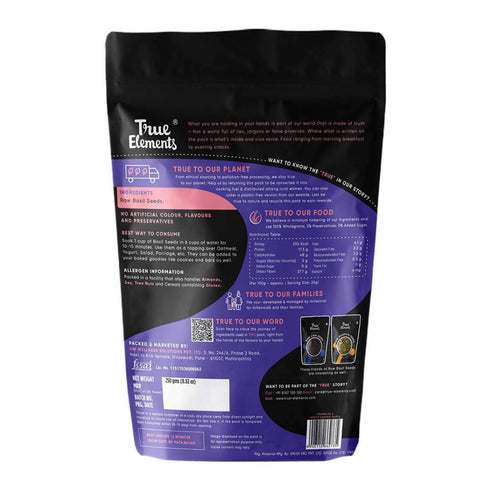 True Elements Basil Seeds