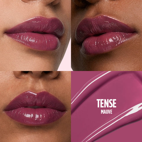 Nykaa Lip Grip No-Transfer Gloss Intense Shine Liquid Lipstick | Tense