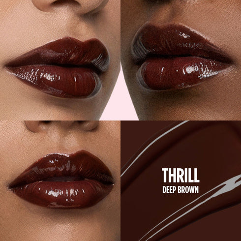 Nykaa Lip Grip No-Transfer Gloss Intense Shine Liquid Lipstick | Thrill