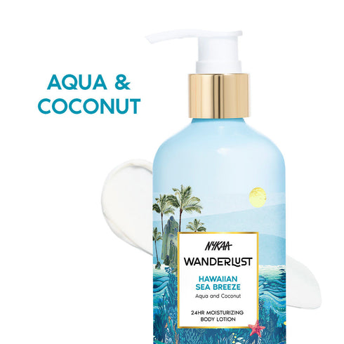 Wanderlust Hawaiian Sea Breeze 24Hr Hydrating Body Lotion