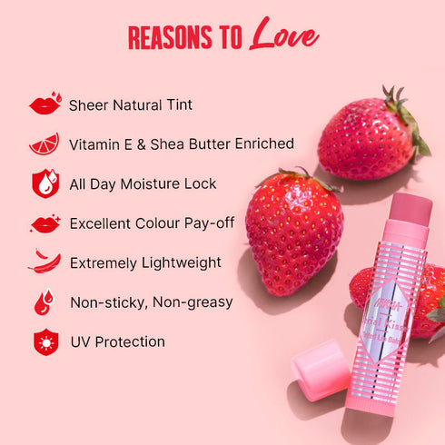 Nykaa Serial Kisser Moisturising Tinted Lip Balm With Shea Butter & Vitamin E
