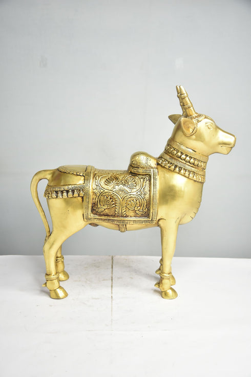 Brass Nandi Statue 9.3Kg