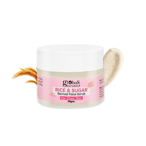 Globus Naturals Rice & Sugar Revival Face Scrub