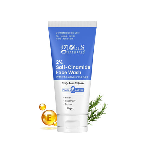 Globus Naturals 2% Sali-Cinamide Face Wash