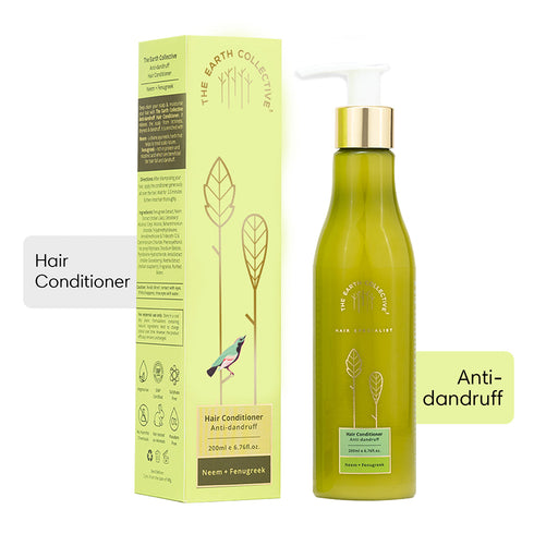 Theearthcollective in Anti Dandruff Hair Conditioner Neem & Fenugreek