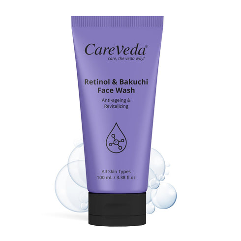 CareVeda Retinol & Bakuchi Face Wash