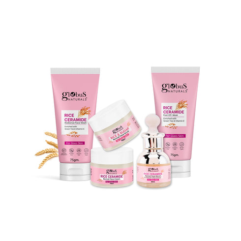 Globus Naturals Rice Radiance Combo For Korean Glass Skin Set of 5