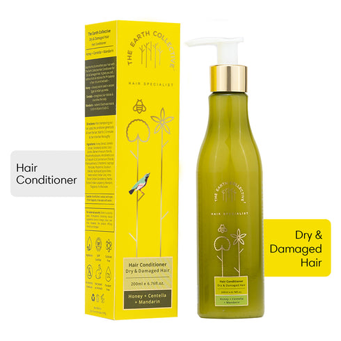 Theearthcollective in Dry & Damaged Hair Conditioner Honey Centella and Mandarin