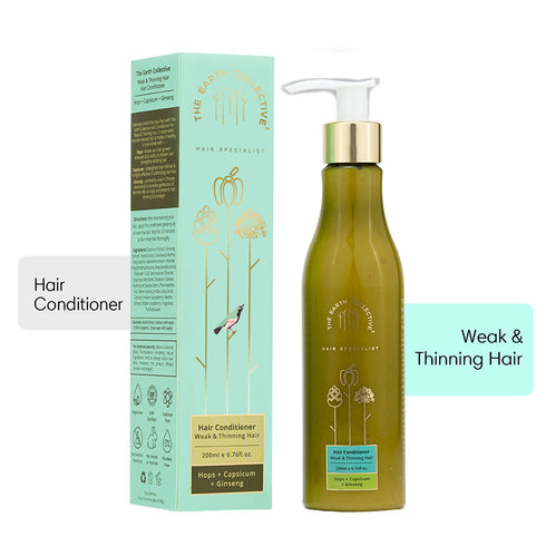 Theearthcollective in Weak & Thinning Hair Hair Conditioner Hops Capsicum & Ginseng