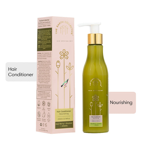 Theearthcollective in Nourishing Hair Conditioner Goji Berry Brahmi & Alfalfa