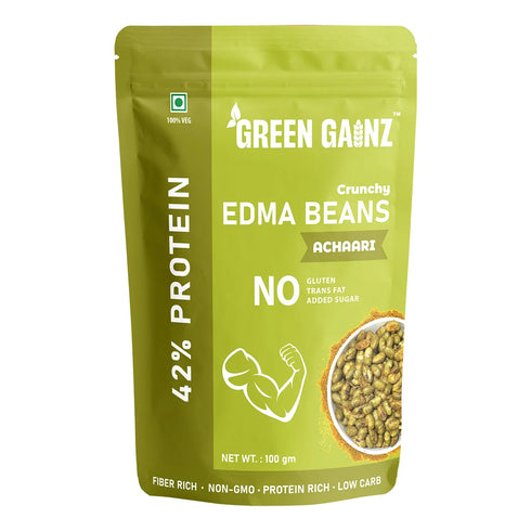 Green Gainz Edamame Achaari Flavour