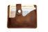 Vhaan Ethnic Craft Vhaan's Heritage Oil Pulled Up Leather Card Holder RAW shade
