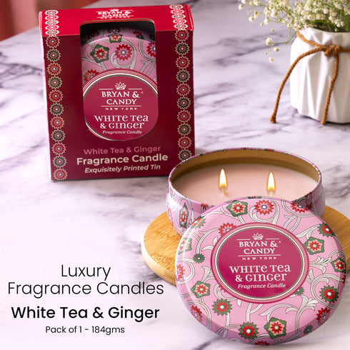 Bryan & Candy White Tea & Ginger Scented Candle