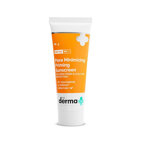 The Derma co Pore Minimizing Priming Sunscreen with SPF 50 & PA+++ For Open Pores & UVA/UVB Protection