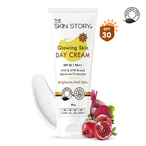 The Skin Story Glowing Skin Day Cream SPF 30 + Moisturiser