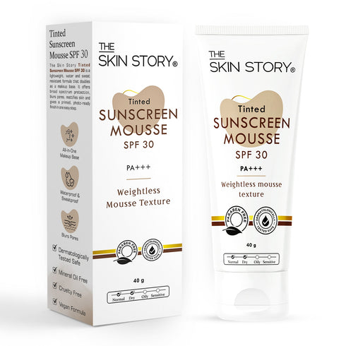 The Skin Story Tinted Sunscreen Mousse SPF 30