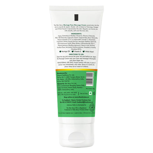 The Skin Story Detox & Glow Moringa Face Massage Cream