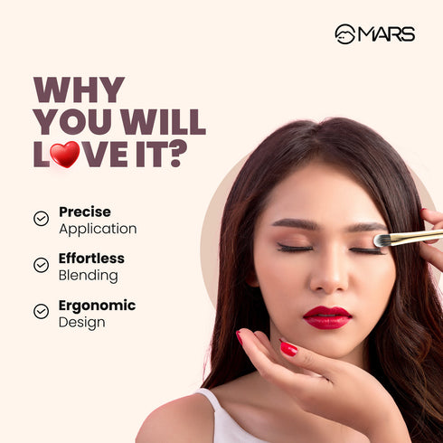 Mars Artist's Arsenal Brush | Flat Crease Brush