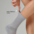 XYXX Crew-Length Socks - Cement Grey