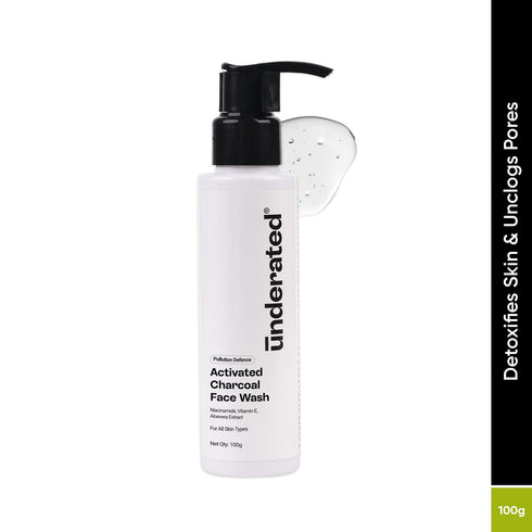 Underated Activated Charcoal Pollution Defence Face Wash