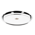 Vinod Stainless Steel New Tat Dinner Plate Set of 6 28.5 cm Highest Grade Stainless Steel Mirror Finish and Rust Free