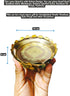 Sharanyas Small Brass Lotus Stand with Kolam Engraving Brass Yantra