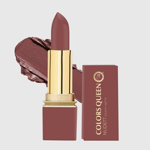 Colors Queen Nudeit Creamy Matte Lipstick – 14 Nude Shades