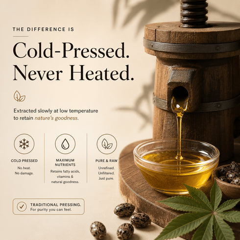 100% Cold Pressed Castor Oil