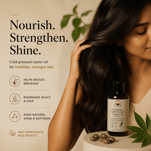 100% Cold Pressed Castor Oil