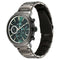 Titan Stellar Quartz Multifunction Green Dial Stainless Steel Strap Watch