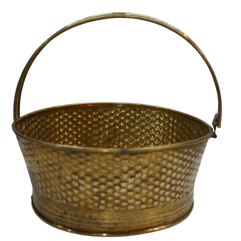 Brass Decorative Storage Basket