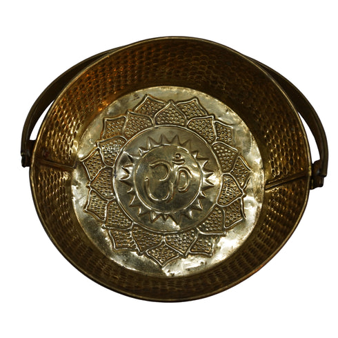 Brass Decorative Storage Basket