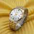 Titan Karishma Festive Analog with Silver Dial Dual Tone Stainless Steel Strap Watch for Men