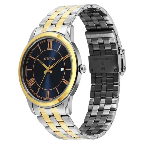 Titan Karishma Festive Analog with Stainless Steel Strap Watch for Men