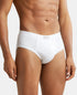 Jockey Cotton Rib Solid Brief with StayFresh Treatment | White | Pack of 2