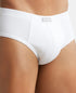 Jockey Cotton Rib Solid Brief with StayFresh Treatment | White | Pack of 2