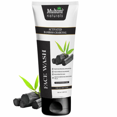 Multani Pharmaceuticals Limited Multani Naturals Face Wash Combo Care Pack Aloe Vera & Papaya Charcoal Ubtan & Vitamin C Face Wash 3 x 100 ML