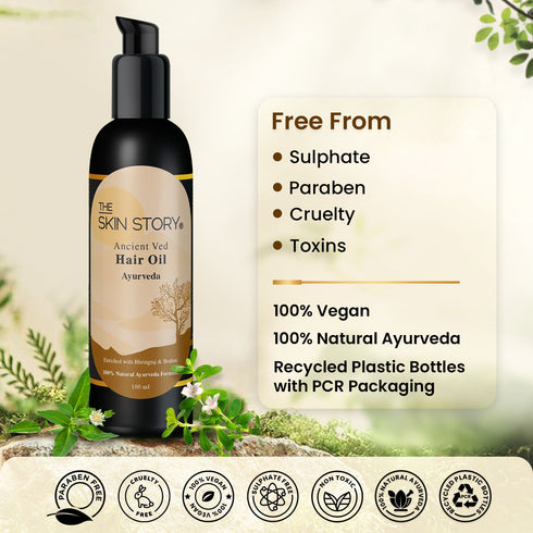 The Skin Story Ayurvedic Hair Growth Oil