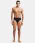 Jockey Cotton Solid Brief with Stay Fresh Treatment | Black | Pack of 2