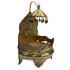 Pure Brass Singhasan with Chatra