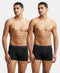 Jockey Cotton Rib Solid Trunk with StayFresh Treatment | Black