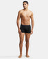 Jockey Cotton Rib Solid Trunk with StayFresh Treatment | Black